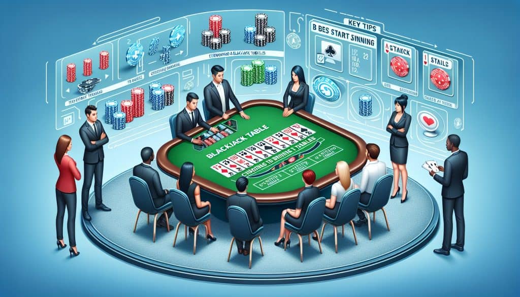 Kako odabrati najbolji blackjack stol za početak igranja